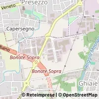 Mapa Bonate Sopra