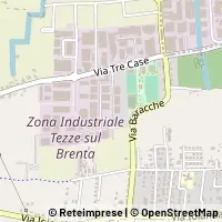 Kaart Tezze sul Brenta