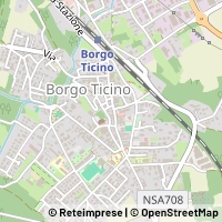 Map Borgo Ticino