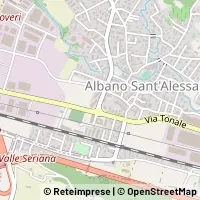 Map Albano Sant'Alessandro