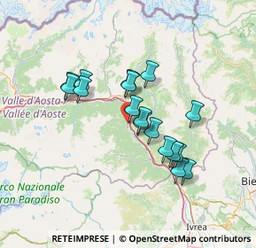 Mappa Frazione Fabbrica, 11020 Verrès AO, Italia (11.29353)