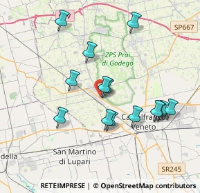 Mappa Via Guglielmo Marconi, 31033 Castello di Godego TV, Italia (3.55214)