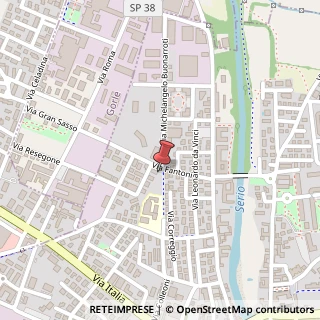 Mappa Via A. Fantoni, 11, 24068 Seriate, Bergamo (Lombardia)