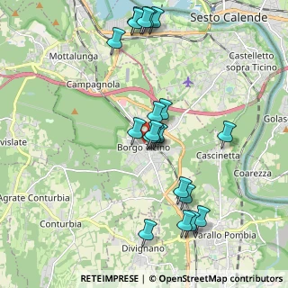 Mappa Via Valle, 28040 Borgo Ticino NO, Italia (2.0185)