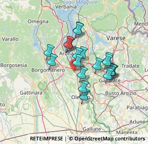 Mappa Via Valle, 28040 Borgo Ticino NO, Italia (10.438)