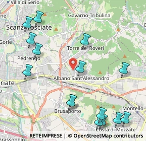 Mappa Via Alessandro Manzoni, 24061 Albano Sant'Alessandro BG, Italia (2.65667)