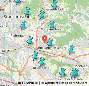 Mappa Via Alessandro Manzoni, 24061 Albano Sant'Alessandro BG, Italia (2.49)