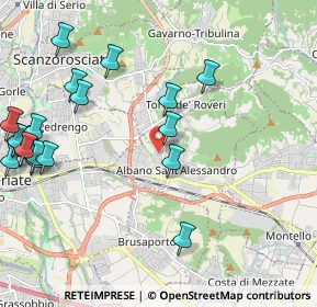 Mappa Via Manzoni Alessandro, 24061 Albano Sant'Alessandro BG, Italia (2.6655)