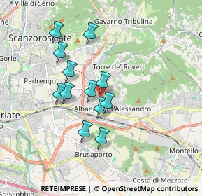 Mappa Via Manzoni Alessandro, 24061 Albano Sant'Alessandro BG, Italia (1.46917)