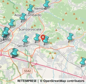 Mappa Via Alessandro Manzoni, 24061 Albano Sant'Alessandro BG, Italia (5.62176)