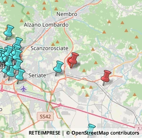 Mappa Via Manzoni Alessandro, 24061 Albano Sant'Alessandro BG, Italia (6.2545)