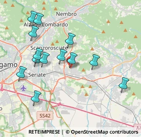 Mappa Via Manzoni Alessandro, 24061 Albano Sant'Alessandro BG, Italia (4.00615)