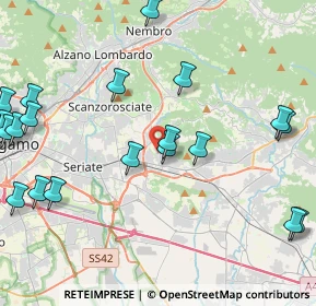 Mappa Via Alessandro Manzoni, 24061 Albano Sant'Alessandro BG, Italia (5.442)