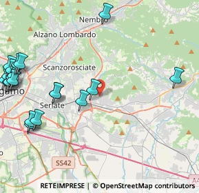 Mappa Via Alessandro Manzoni, 24061 Albano Sant'Alessandro BG, Italia (5.8945)