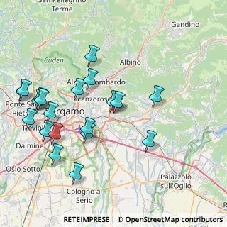 Mappa Via Alessandro Manzoni, 24061 Albano Sant'Alessandro BG, Italia (8.939)