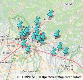 Mappa Via Alessandro Manzoni, 24061 Albano Sant'Alessandro BG, Italia (5.76)