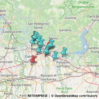 Mappa Via Alessandro Manzoni, 24061 Albano Sant'Alessandro BG, Italia (8.77929)