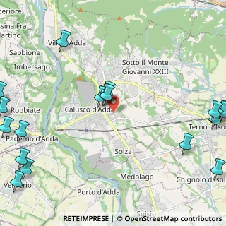 Mappa Via Caduti sul Lavoro, 24033 Calusco D'adda BG, Italia (3.392)