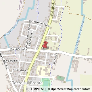 Mappa Via Tre Case, 25E, 36056 Tezze sul Brenta, Vicenza (Veneto)