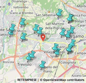 Mappa 24035 Bergamo BG, Italia (2.1985)