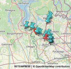 Mappa Via Montebello, 21019 Somma lombardo VA, Italia (10.3335)