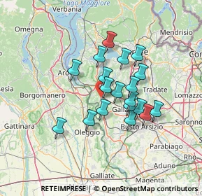 Mappa Via Montebello, 21019 Somma lombardo VA, Italia (10.54)