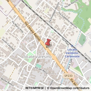 Mappa Via Cesare Battisti,  80, 22070 Locate Varesino, Como (Lombardia)