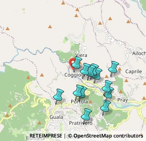 Mappa Via G. Mazzini, 13863 Coggiola BI, Italia (1.68615)