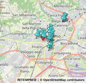 Mappa Via Carlo Ceresa, 24128 Bergamo BG, Italia (0.9425)