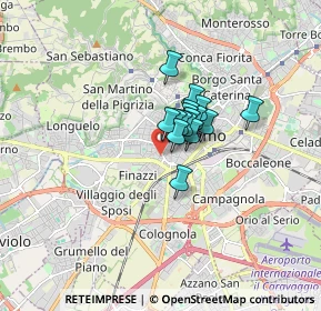 Mappa Via Carlo Ceresa, 24128 Bergamo BG, Italia (0.82688)