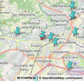 Mappa Via Carlo Ceresa, 24128 Bergamo BG, Italia (2.68091)