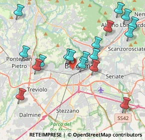 Mappa Via Carlo Ceresa, 24128 Bergamo BG, Italia (4.405)