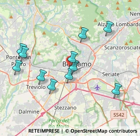 Mappa Via Carlo Ceresa, 24128 Bergamo BG, Italia (3.78182)