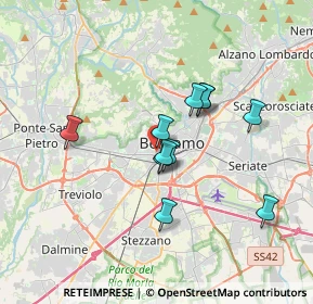 Mappa Via Carlo Ceresa, 24128 Bergamo BG, Italia (2.78364)