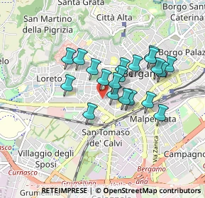 Mappa Via Carlo Ceresa, 24128 Bergamo BG, Italia (0.6845)