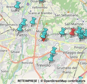 Mappa Via Galileo Galilei, 24035 Curno BG, Italia (2.4775)