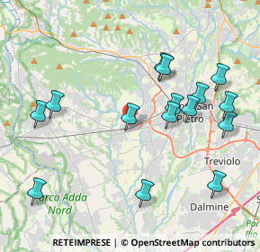 Mappa Via Largo Cascine, 24030 Terno D'isola BG, Italia (4.28933)