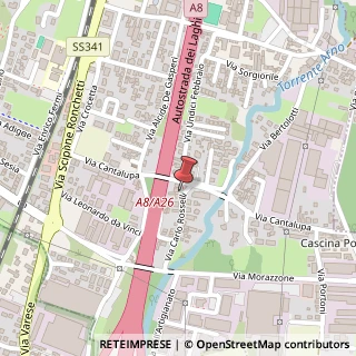 Mappa Via C. Rosselli, 45, 21044 Cavaria con Premezzo, Varese (Lombardia)