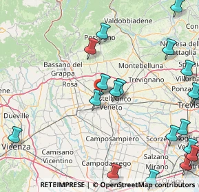 Mappa Via Papa Sarto, 31039 Castello di Godego TV, Italia (23.644)