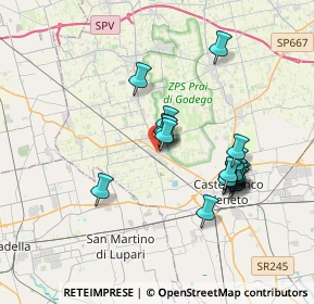 Mappa Via Papa Sarto, 31039 Castello di Godego TV, Italia (3.26053)