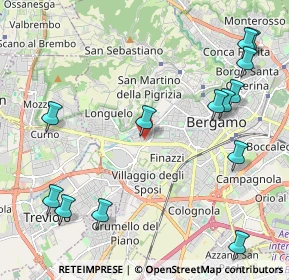 Mappa Via Gregor Mendel, 24128 Bergamo BG, Italia (2.67308)