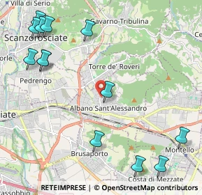 Mappa Via Mazzini Giuseppe, 24061 Albano Sant'Alessandro BG, Italia (2.82692)