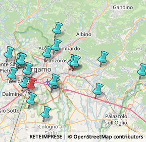 Mappa Via Mazzini Giuseppe, 24061 Albano Sant'Alessandro BG, Italia (9.0325)