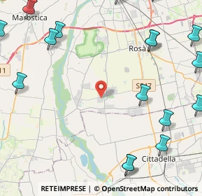 Mappa 36056 Baracche VI, Italia (6.765)