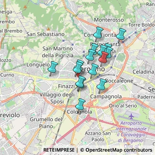 Mappa Via Palma Il Vecchio, 24125 Bergamo BG, Italia (1.33563)