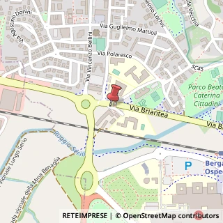 Mappa Via A.Nini da Fano, 5, 24129 Bergamo, Bergamo (Lombardia)