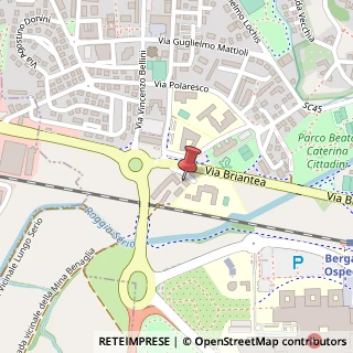Mappa Via Nini Alessandro da Fano, 7, 24129 Bergamo, Bergamo (Lombardia)