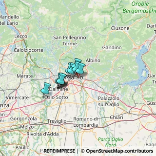 Mappa Via Passo del Vivione, 24125 Bergamo BG, Italia (7.22636)