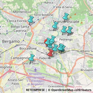 Mappa Via Passo del Vivione, 24125 Bergamo BG, Italia (1.48333)