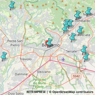 Mappa Via San Bernardino, 24122 Bergamo BG, Italia (6.02769)